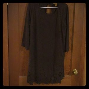 3/4 length sleeve Wrangler xxl brown dress